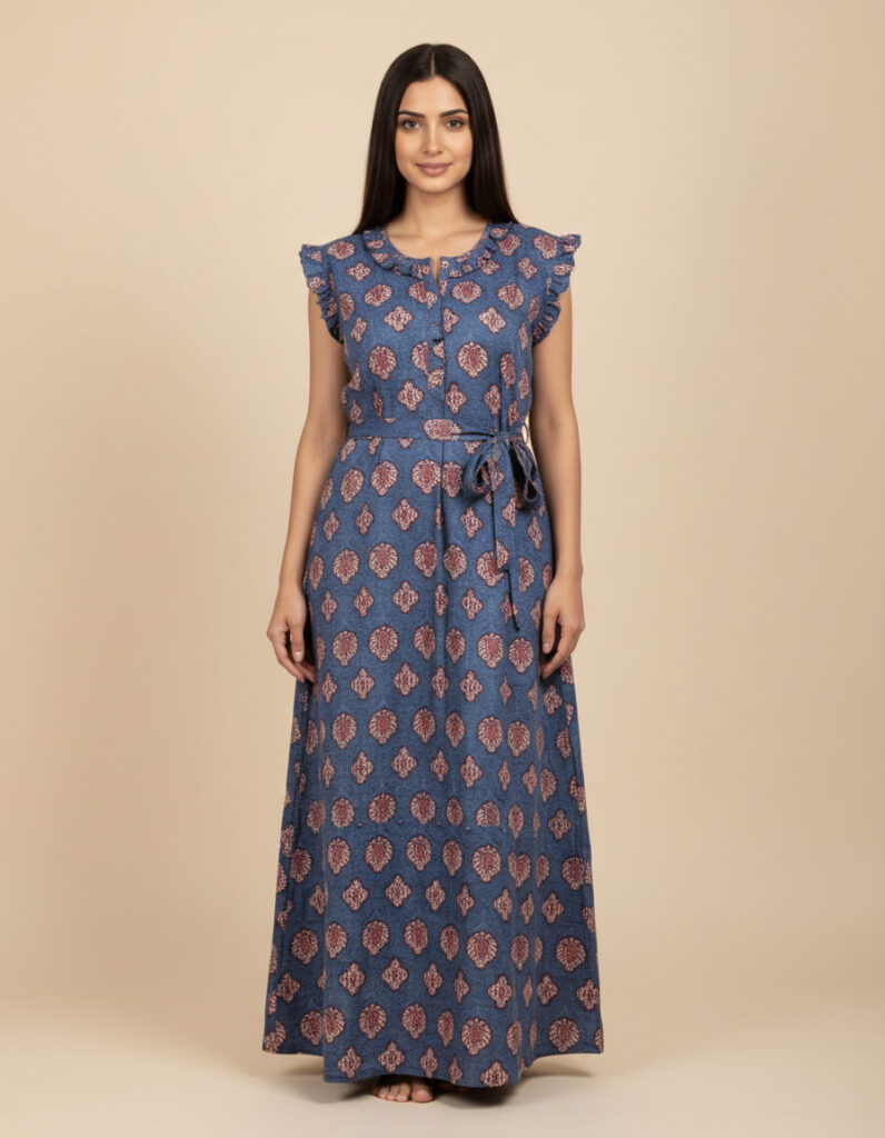 Ash Rashmoni A Line Cut Nighty (Code:N399M47)