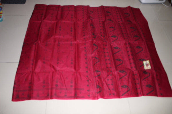 Tangail Print Maroon (Code:S999N136)