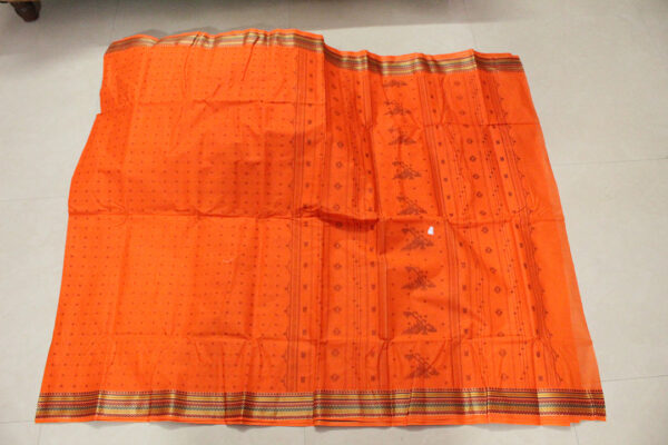 Tangail Print Orange (Code:S999N131)