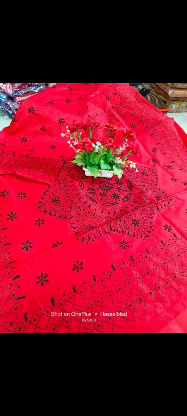 Kantha Stitch - Red Color (Code:S1299N06)