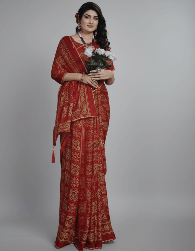 Bandni - Red Color (Code:S1450N18)