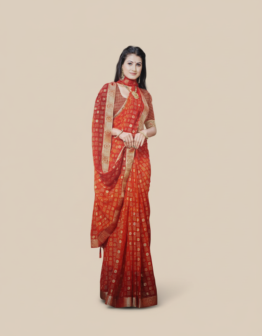 Bandni - Red (Code:S1450N09)