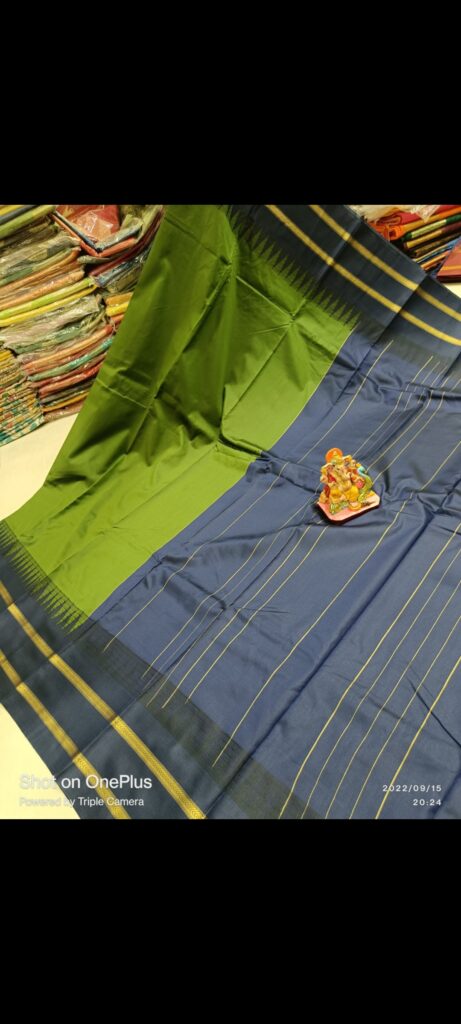 Gadwal Venkit Silk Pista Green (Code:S1850N42)
