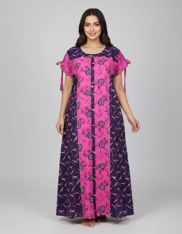 Pink A Line Cut Nighty (Code:N410M37)