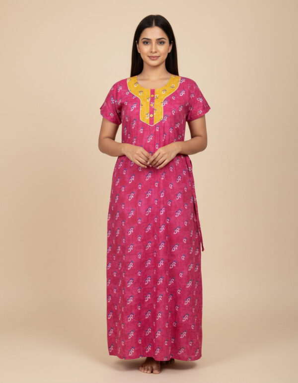 Pink Yoke A Line Cut Night (Code:N425M25)