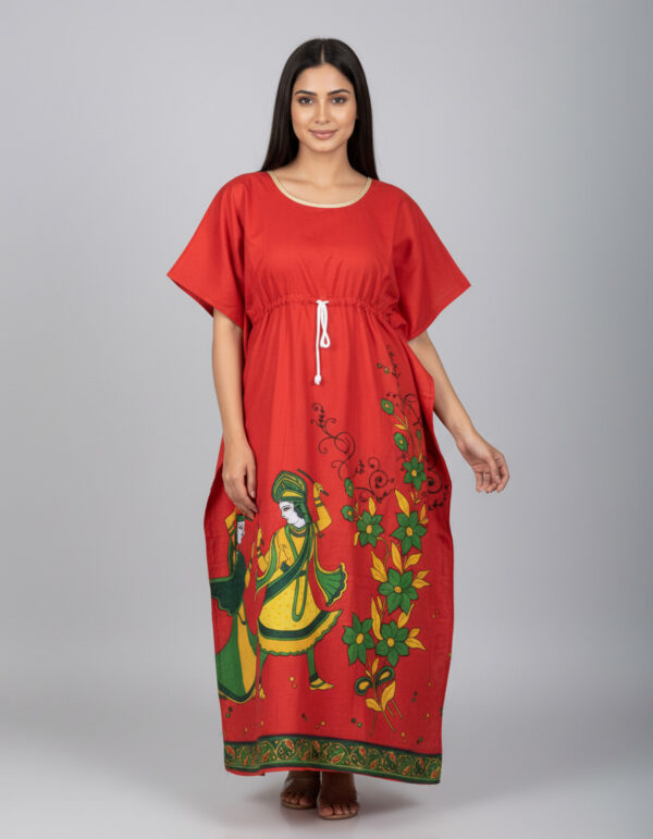 Red Figure Kaftan (Code:N375M76)
