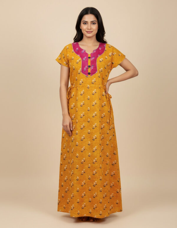 Yellow Yoke A Line Cut Night (Code:N425M24)