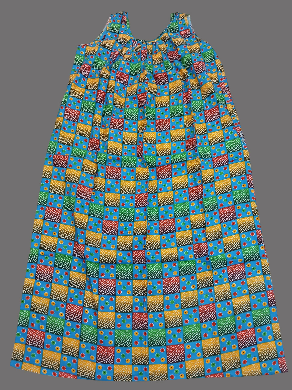 Blue with Multi Color (Code:N375P51)