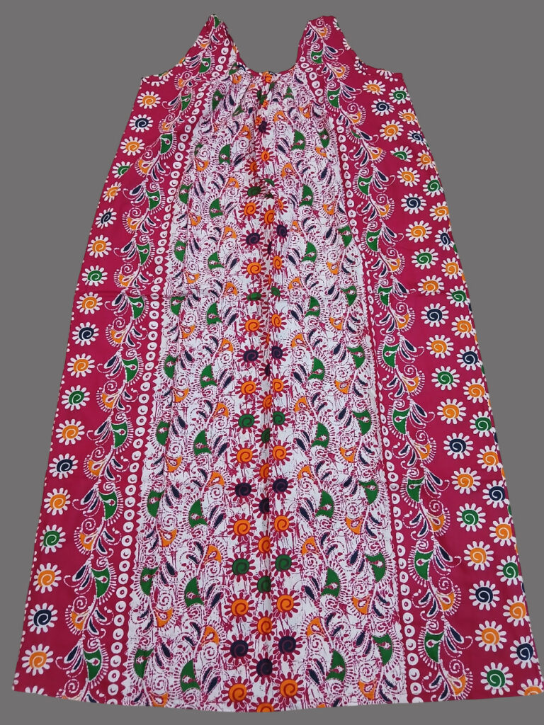 Pink Floral Batik  (Code:N375P58)