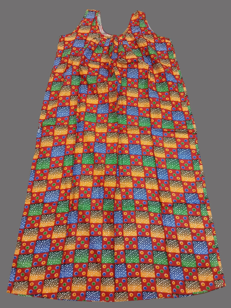 Red with Multi Color  (Code:N375P53)