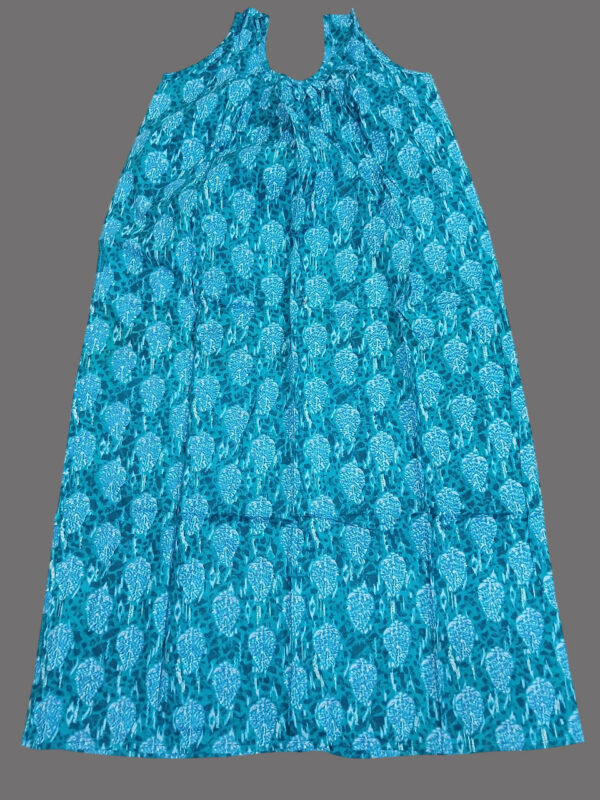 Sea Green Ajrakh Print  (Code:N375P50)