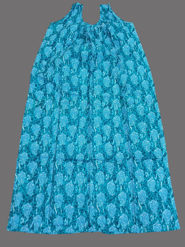 Sea Green Ajrakh Print  (Code:N375P50)